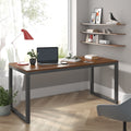 Computer Desk, Modern Writing Gaming Desk for Home Office, Small Wood Table Top Workstation